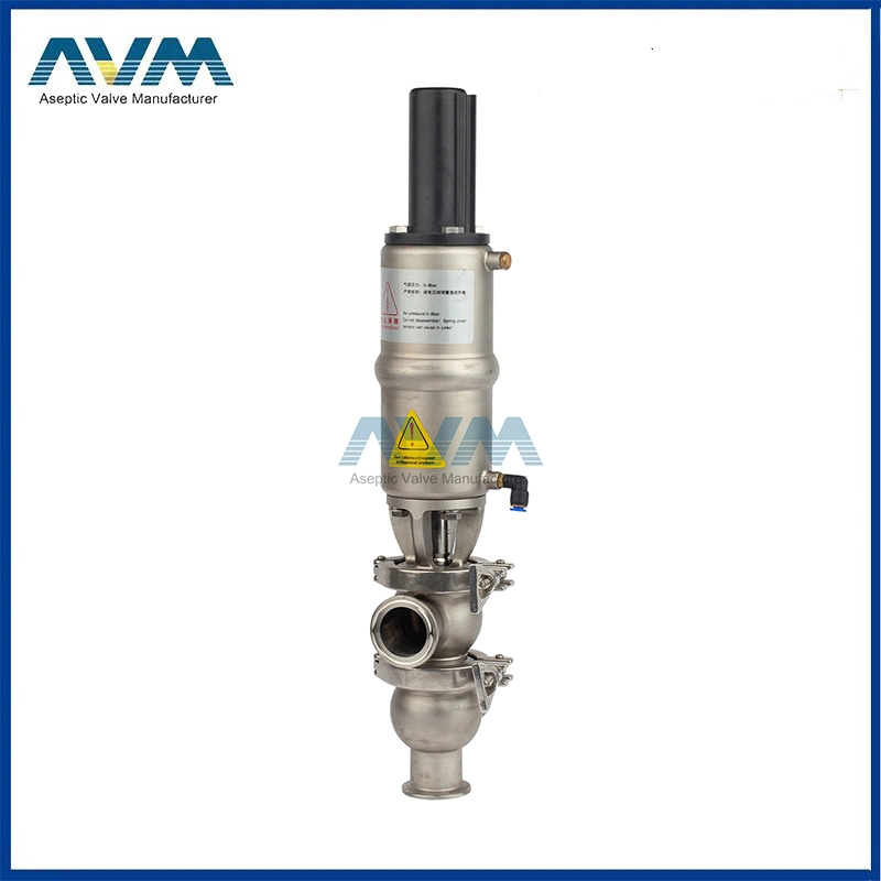 Stainless Shut off Flow Divert Single Seat Valve F Type