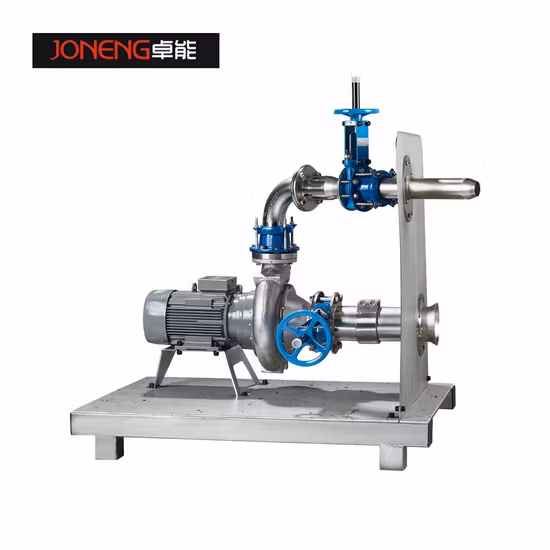 Pompa di miscelazione omogenea emulsionata con pinze ad alta pressione ad alto taglio igienico in acciaio inox