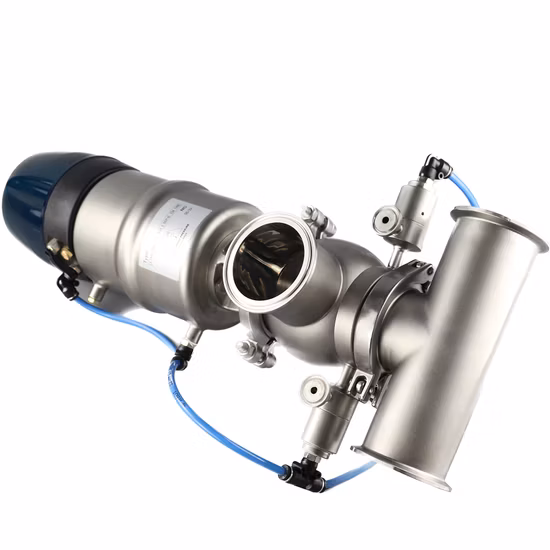 Valvola a quattro vie sanitaria, mix-proof