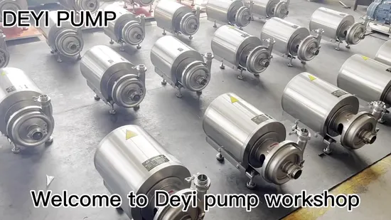 Pompa centrifuga igienica in acciaio inox serie Kscp con girante chiusa